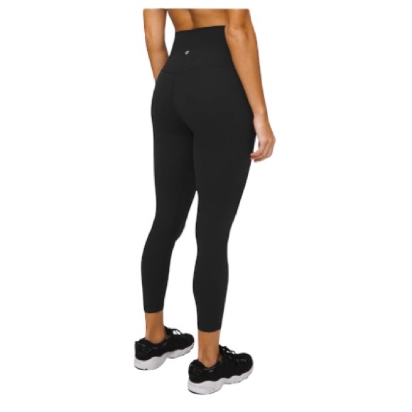 Lululemon Align Pant II 25" Black High-Waisted Leggings Nulu Yoga Size 6 - Picture 1 of 10